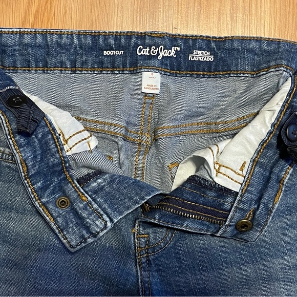 Cat & Jack - Boys Bootcut Stretch Jeans - Size 8 - Picture 6 of 6
